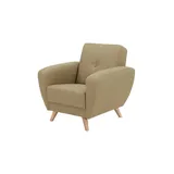 Max Winzer Sessel Jerry Flachgewebe 83 x 85 x 0 cm Beige