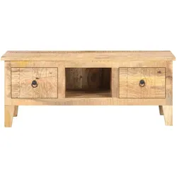 vidaXL Couchtisch 100x55x40 cm Raues Mangoholz
