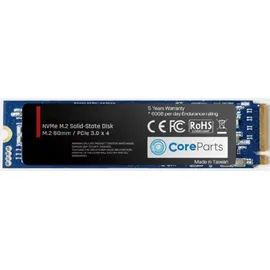 CoreParts 2 TB M.2 PCIe NVMe (M-Key), CPSSD-M.2NVMEHE-2TB