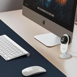 casativo Hochauflösende Full-HD-IP-Überwachungskamera Weiß