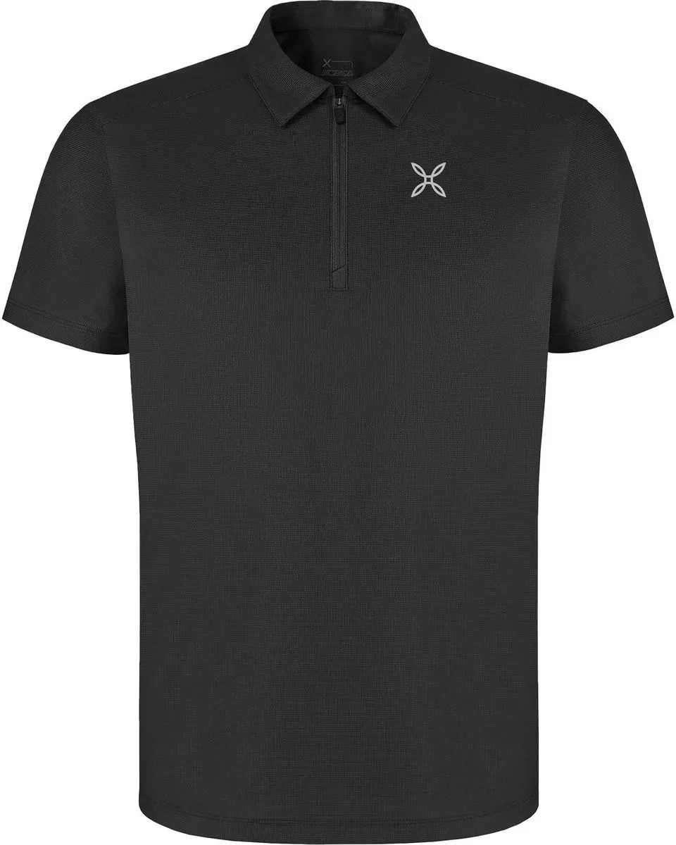 Montura Outdoor Zip Polo black (90) S
