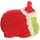 Aurora World GmbH Spudsters Santa Grinch Plüschtier 25 cm Rot/Grün