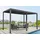 Floraworld Pergola mit Lamellendach 400 x 310 cm anthrazit