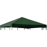 DEGAMO Ersatzdach für Metall- und Alupavillon 3x3 m  Grün