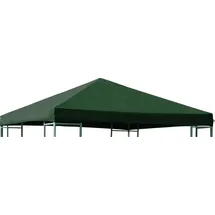 DEGAMO Ersatzdach für Metall- und Alupavillon 3x3 m  Grün