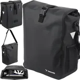 TRIZAND Redfink Fahrradtasche Gepäckträgertasche schwarz
