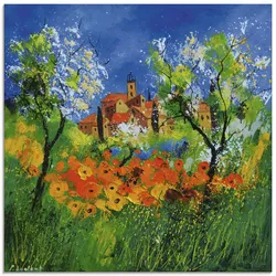 Artland Glasbild »Provence«, Garten, (1 St.), in verschiedenen Größen Artland Farbe Bild(er): grün