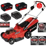 Einhell Akku-Rasenmäher GC-RM 36 Li-Brushless Motor, Power X-Change m 2 x 4.0 Ah Akku / Ladegerät
