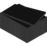 Kangaro Schaumstoffplatte DIN A4 Schwarz 29,7x21cm - 10mm - 10er Pack - DIY für Handwerk, Präsentation, Modellbau, Passepartout
