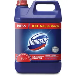 Pro Formula Domestos Professional Original Hygienereiniger mit Aktiv-Chlor für Reinigung, Desinfektion und Bleiche für Küche, Bad und Wäsche, 5L Kanister