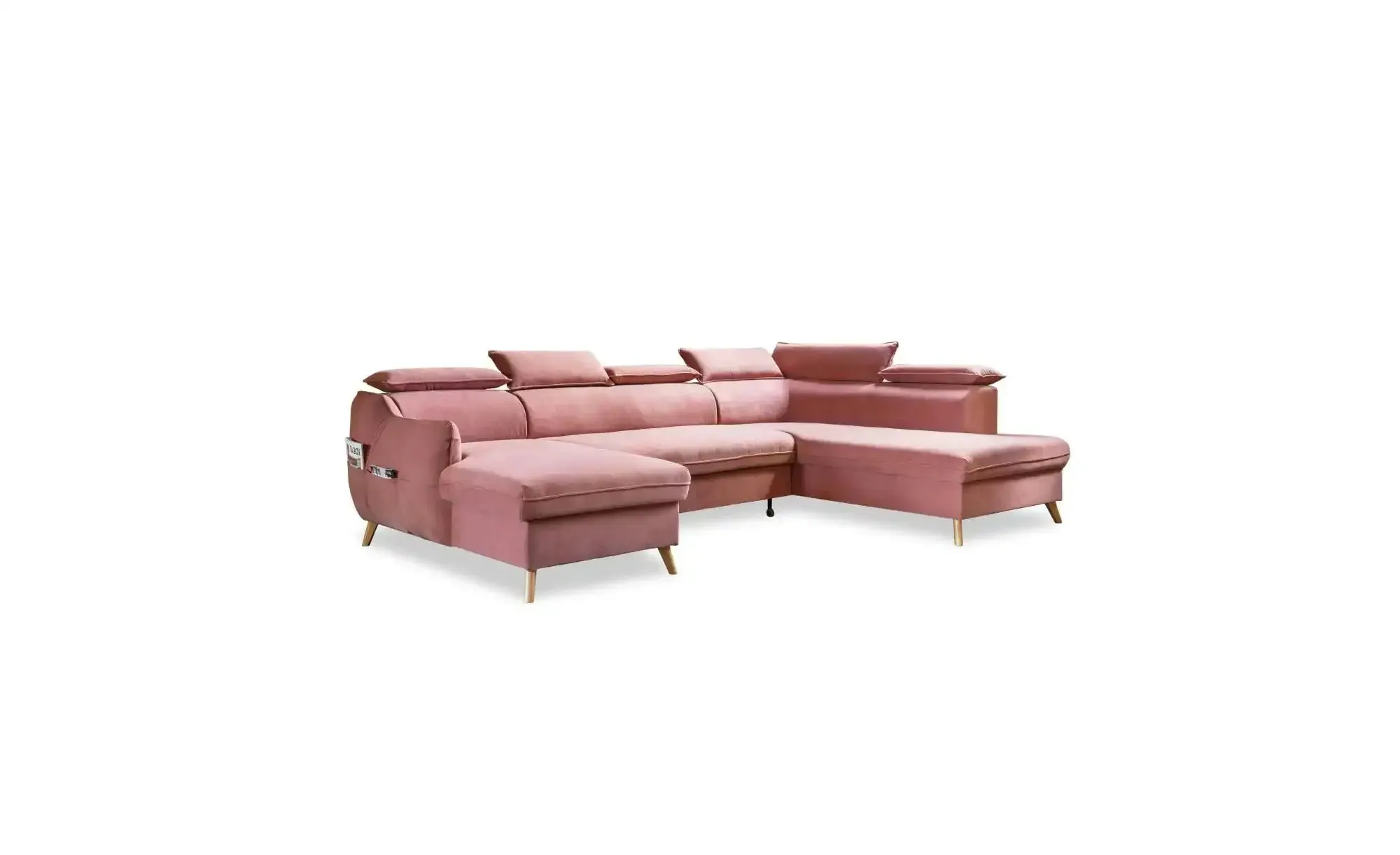 Miuform Wohnlandschaft mit Schlaffunktion Sweet Harmony ¦ rosa/pink ¦ Maße (cm): B: 321 H: 95