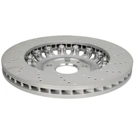 shw performance Bremsscheibe Vorderachse gelocht/genoppt, beschichtet, hochgekohlt