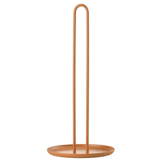 Zone Denmark Singles Küchenrollenhalter Stehend, Küchenpapierhalter aus Metall, Durchm. 14,5 cm, Höhe 32 cm, Apricot