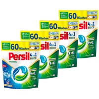 Persil Tiefenrein 4in1 DISCS Universal Waschmittel, Vollwaschmittel, 4x 60 WL
