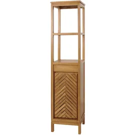 MCW M74 Badschrank 181 x 40 x 35 cm Teak Holz