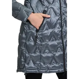 GIL BRET Damen Daunenmantel mit Kapuze 42, Blau - 42