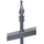 GAH Alberts Zaunfeld Chaussee 200 x 100 cm Anthrazit/Metall