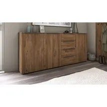 borchardt Möbel Highboard Tom 200 x 35 x 93 cm Braun