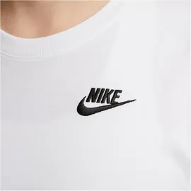 Nike Sportswear Club Essentials T-Shirt Damen 100 white M