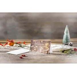 Sigel Weihnachtskarten Golden Glow DIN A6, 25 St.