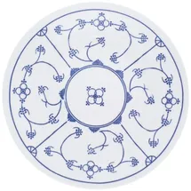 Kahla 453402A75019H Blau Saks Speiseteller 23,5 cm | Essteller mit Strohblumenmuster aus Porzellan