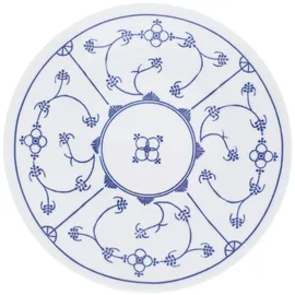 Kahla 453402A75019H Blau Saks Speiseteller 23,5 cm | Essteller mit Strohblumenmuster aus Porzellan