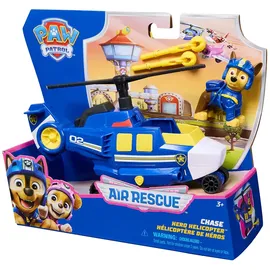 Paw Patrol Air Rescue - Chases Polizei-Rettungshubschrauber mit Geschoss-Abwurf und Chase Fahrzeug), Spielzeug für Kinder ab 3 Jahren