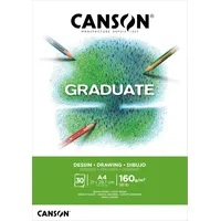 Canson Graduate Zeichenpapier 30 St. 160 g/m2 Weiß