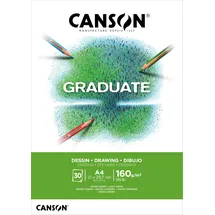 Canson Graduate Zeichenpapier 30 St. 160 g/m2 Weiß
