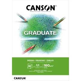 Canson Graduate Zeichenpapier 30 St. 160 g/m2 Weiß