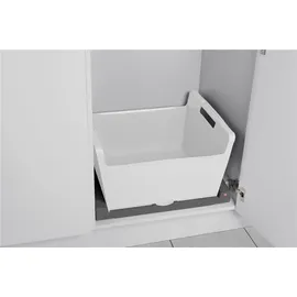 HAILO Laundry Area Universaltablar 3272002 mit Wäschekorb weiß 16er - Weiß/Dunkelgrau