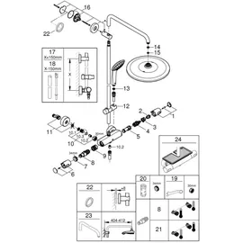 Grohe Duschsystem Euphoria System 310 chrom