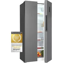 Exquisit SBS450-360E Side-by-Side (444 l, 1789 mm hoch, Anthrazit)