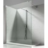 Aloni Walk In Dusche Begehbare Duschwand Glas Duschabtrennung Duschtrennwand Glaswand mit NANO-Beschichtung (BxH) 900 x 2000 mm