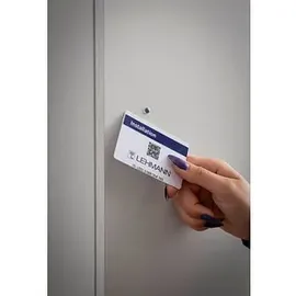 MÖBELPARTNER Spind Locked weiß 702029, 6 Schließfächer 90,8 x 40,7 x 185,2 cm