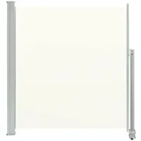 vidaXL Ausziehbare Seitenmarkise 140 x 300 cm creme
