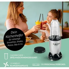 GOURMETmaxx Mr. Magic Standmixer schwarz/silber