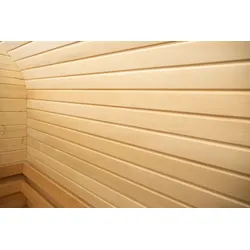 Wolff Finnhaus Innenausstattung Lindenholz für Sauna Luago 2x2