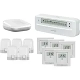 Homematic IP Smart Home Starter Set Fußbodenheizung motorisch 5 Zimmer