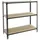 Proregal Schwerlastregal Baby Muli HxBxT 90 x 80 x 40 cm 3 Fachböden Fachlast 150 kg Anthrazit