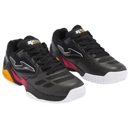 Joma Tennisschuhe Set 2401 Allcourt/Stabilität schwarz/rot/orange Herren