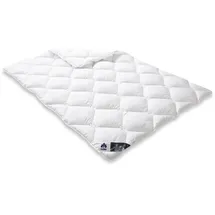 IRISETTE Edition Steppbett, leichte Bettdecke für den Sommer, 200 x 200 cm, weiß, Öko- Tex zertifiziert, Made in Germany