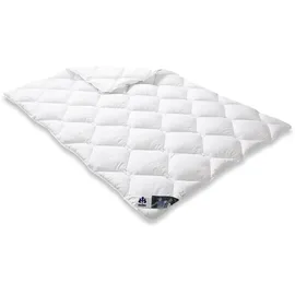 IRISETTE Edition Steppbett, leichte Bettdecke für den Sommer, 200 x 200 cm, weiß, Öko- Tex zertifiziert, Made in Germany