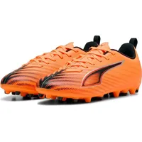 Puma Ultra 6 Play Mg Jr heat fire-puma black-glowing