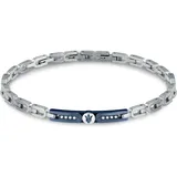 Maserati Armband Edelstahl blau JM423AVD27 Größe 21,5 cm