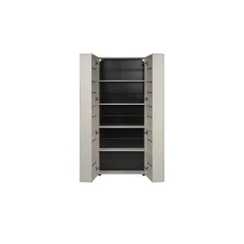 CaliCosy Finori Schuhschrank 74 x 181,5 x 34 cm braun / braun