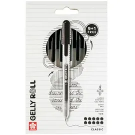 Sakura Gelschreiber Retractable Classic Schwarz 0,4 mm 10 St.