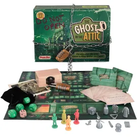 | Ghost In The Attic : Solve Mystery and Escape Room Puzzle in a Box | 50+ Real-Life Physical Objects & Evidence | Fully Reusable |Age 14+ | 1-6+ Players | English