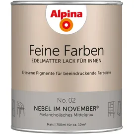 Alpina Feine Farben Lack 750 ml No. 02 nebel im november