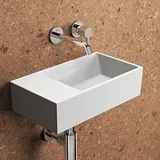 Ideal Standard Extra Hand-Waschtisch T3919MA 45x25x15cm, Hahnbank links, mit Überlauf, ohne Hahnloch, weiß Ideal Plus